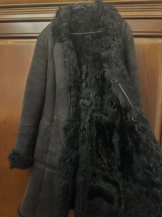 Cojoc piele naturala si blana oaie