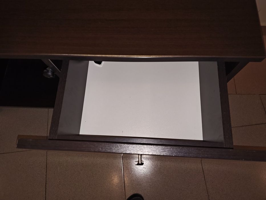 Шкаф цвят венге с 4 чекмеджета, Д135/В55/Ш40