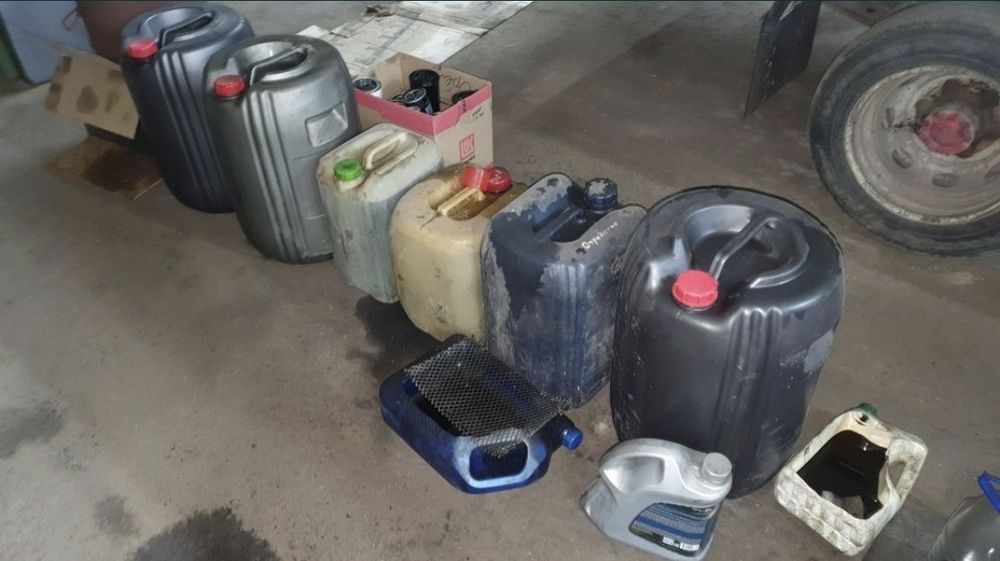 отработка в канистрах