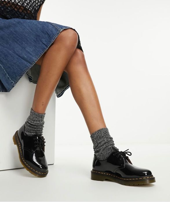 Dr Martens 1461 Black Patent Lamper