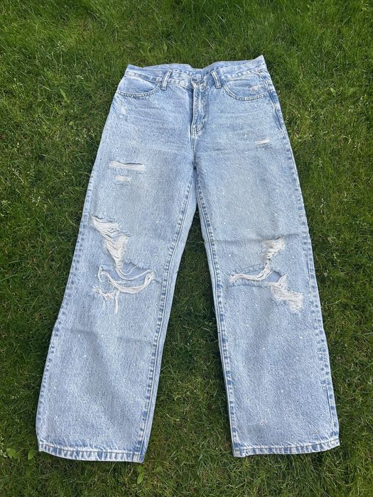 Дамски дънки с камъни Premium Denim  BeginAgain
