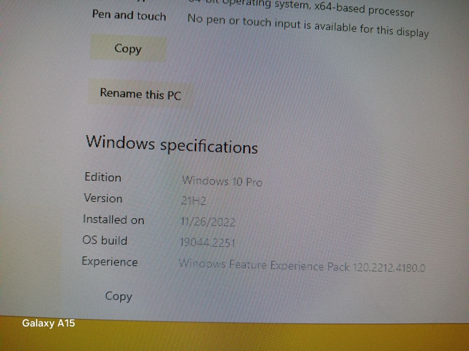 Unitate pc+monitor+tastatură