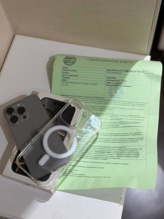 НОВ! iPhone 16 pro 128GB