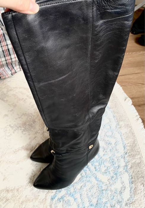 Сапоги кожаные в ид.состоянии