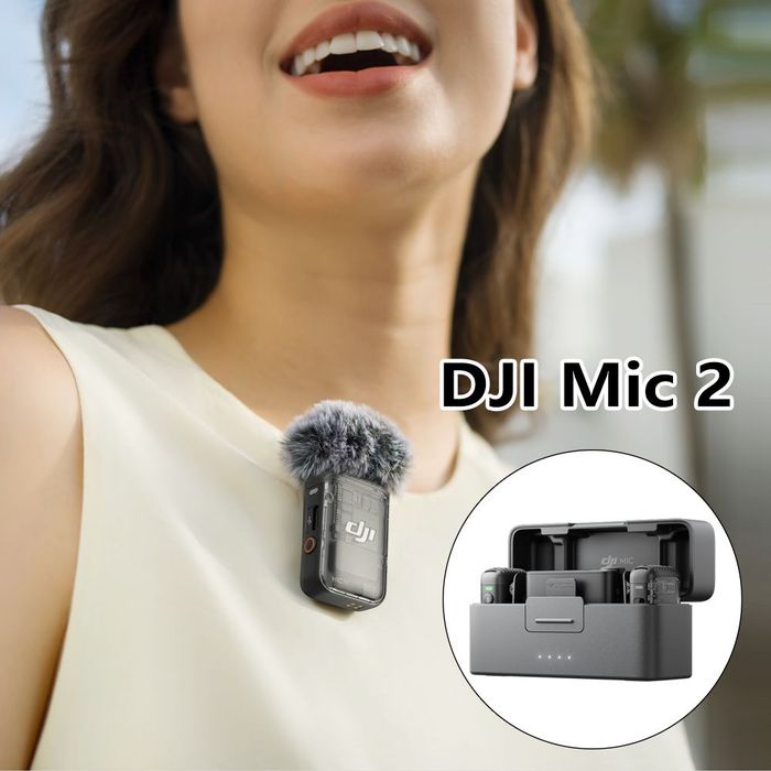 DJI MIC 2 Профессиональный петличный микрофон, Есть доставка