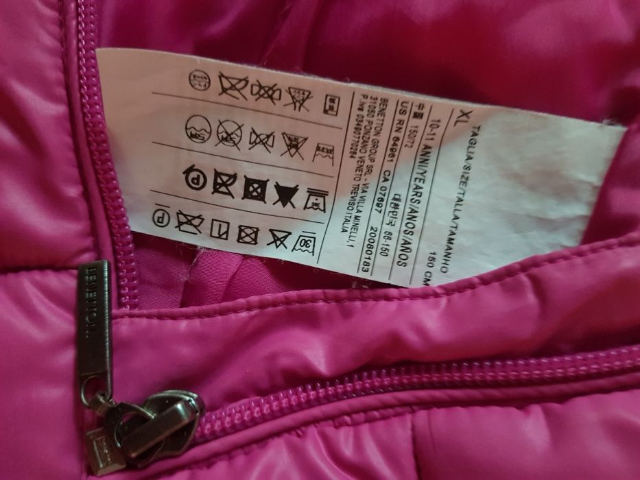 Яке Zara и Terranova и елек Benetton за пролет и есен, за 10-11 год.