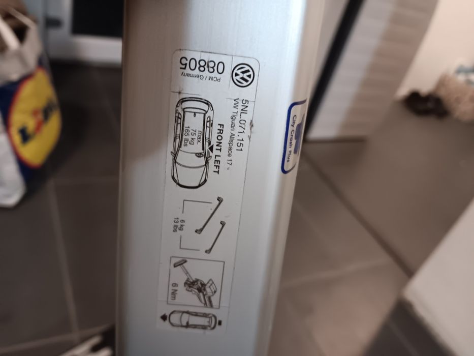 Set bare transversale originale VW Tiguan Allspace 2018