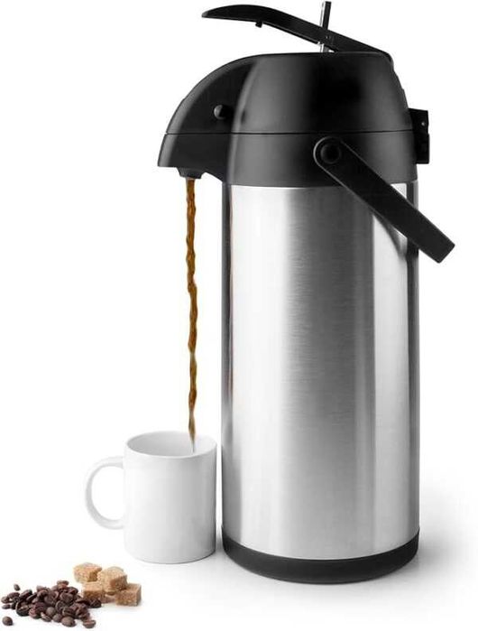 Термос с въздушна кана, вътрешно стъкло, 1.9 л IBILI