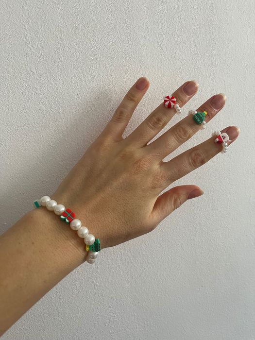 Страхотен подарък Светещи коледни гривнички момиче и момче