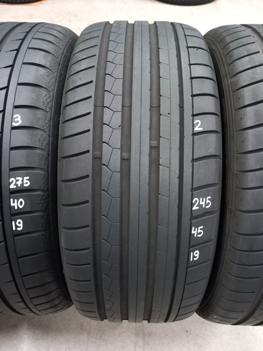 245/45/19-2бр.DUNLOP и 275/40/19-2бр.Continental RUN FLAT-(RSC)-BMW