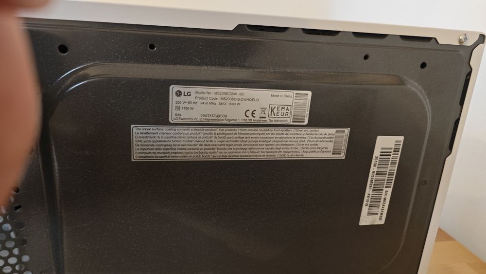 Cuptor cu microunde LG 1000 W