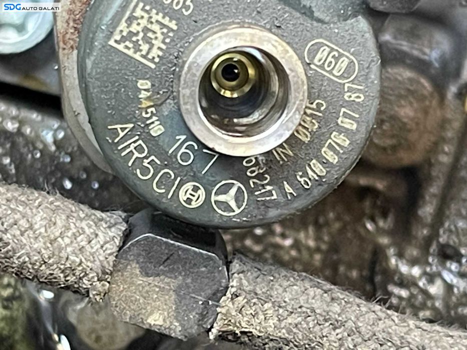 Injector Injectoare Mercedes Clasa A Class W169 A160 A180 A200 2.0 CDI 2004 - 2012 Cod 0445110167 A6400700787 [B4467]