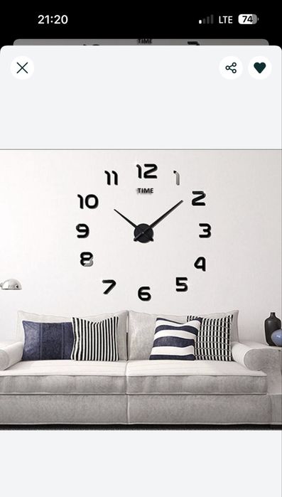 Часы Настенные 3D