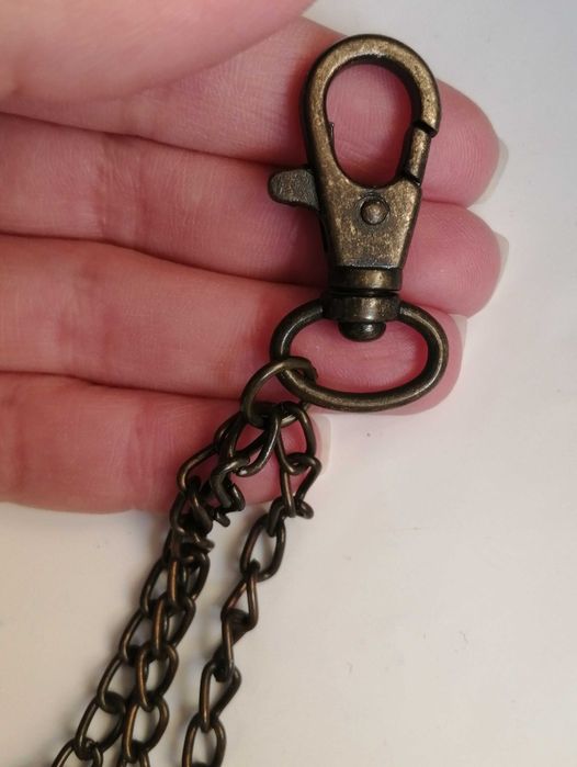 Curea lant din metal pentru blugi si genti