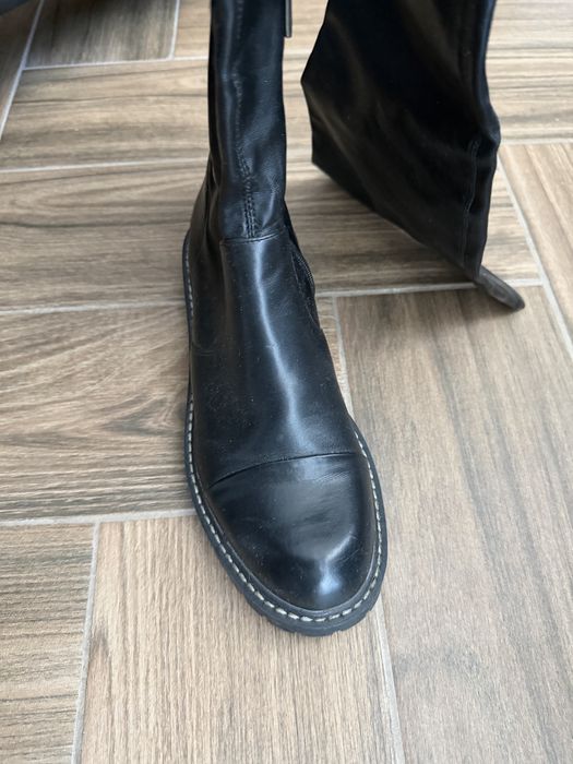 Кожени ботуши над коляното 39