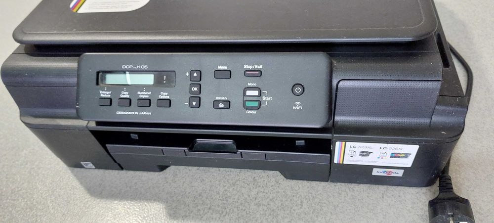Brother DCP-J105 | Цветен мастилено-струен принтер | Скенер | Wi-Fi