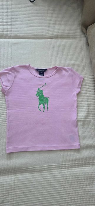 Tricou pentru fetite marca Ralph Lauren,original,marimea 5 ani,stare foatte buna