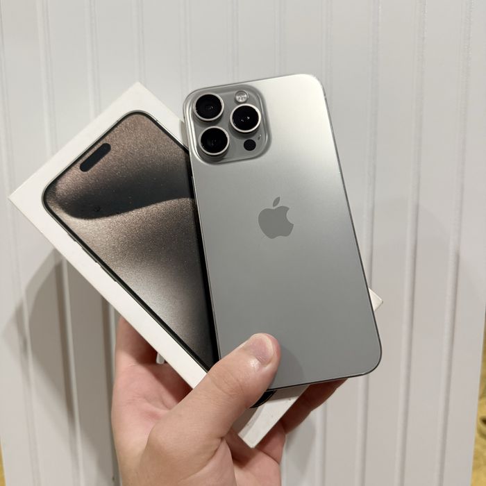 iPhone 15ProMax Natural 256gb 89% Karobka