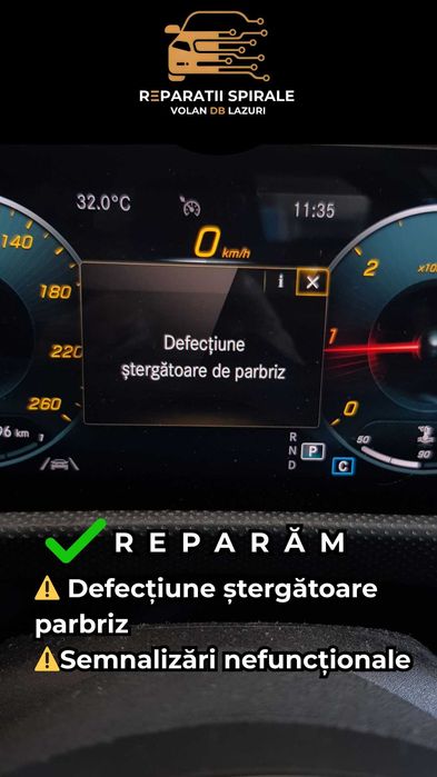 Reparatii senzor unghi volan Mercedes A B C GLC GLE VITO  CLA garantie
