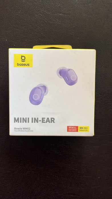 Casti Bluetooth Wireless, Baseus Bowie WM02, Mov