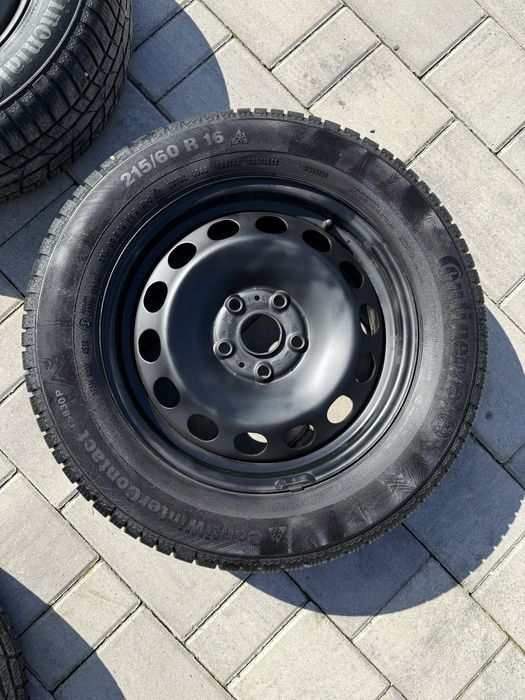 Jante tabla r16 gama Vag 5x112 cauciucuri de iarna Continental
