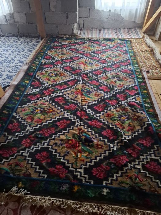 Covor lână lucrat manual