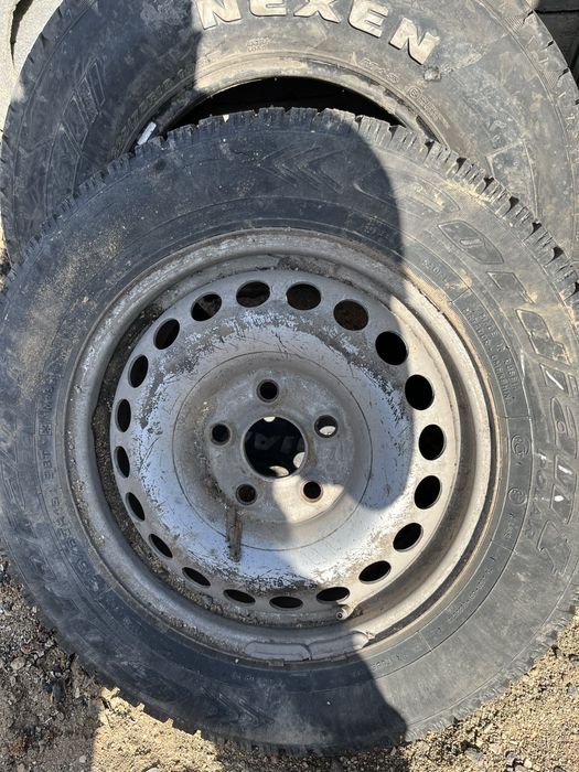 Резина с дисками железки