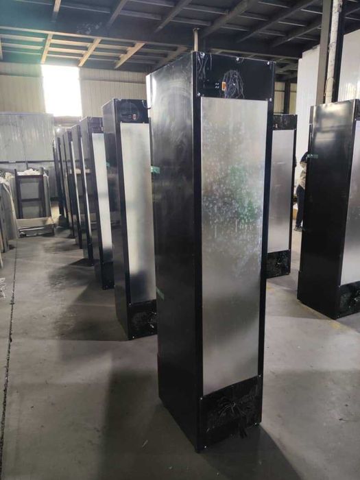 Vitrină verticală îngustă LED 190 cm răcire ventilată