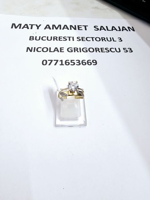 Vand inel dama din aur 14 k 3.14 g cod 366