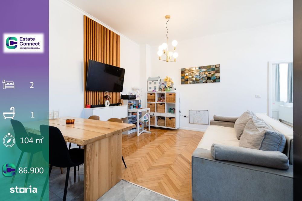 Apartament modern 2 camere, centrală proprie - ultracentral — fotografia 1