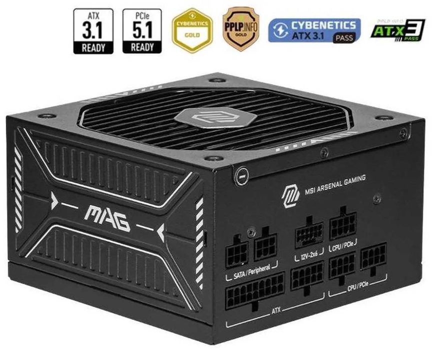 Блок питания MSI MAG A750GLS GOLD 750w