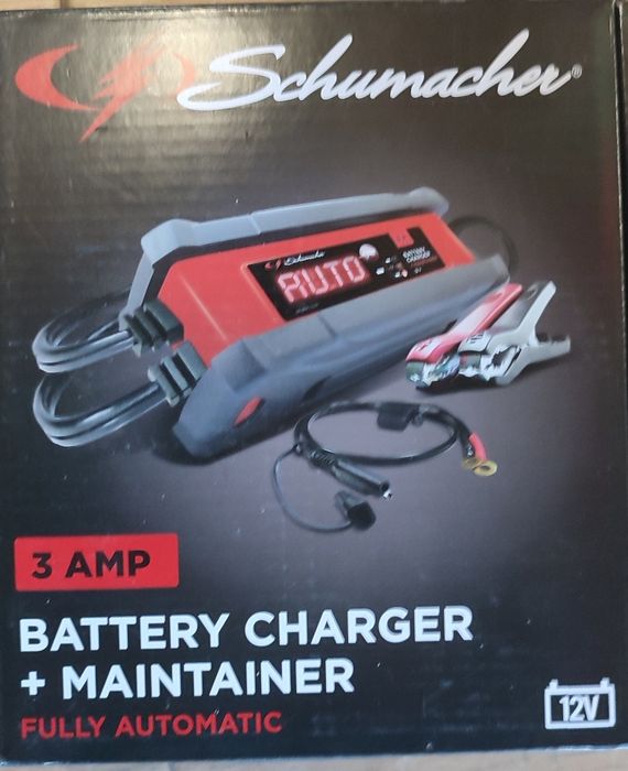 Автоматично зарядно устройство за акумулатори Schumacher (3 Amp, 12V)