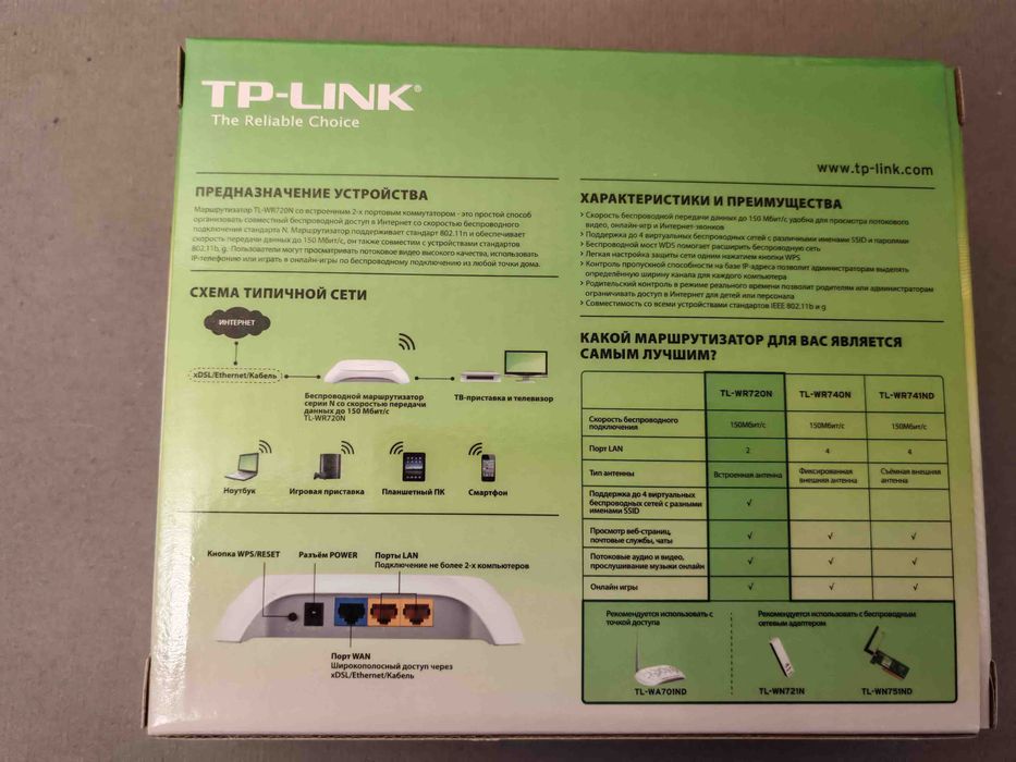 модем  TP-Link TL-WR720N