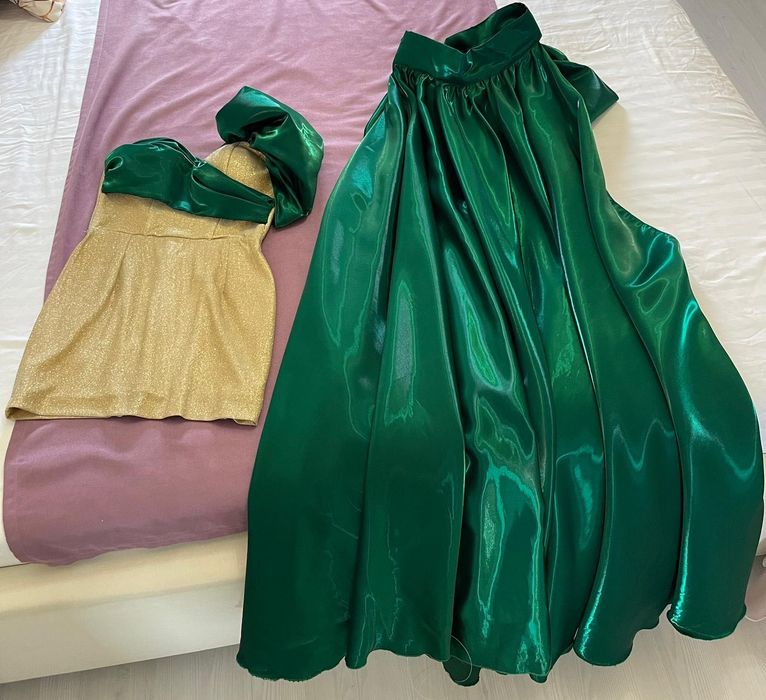 Rochie seara / ocazie verde smarald măsura S /M