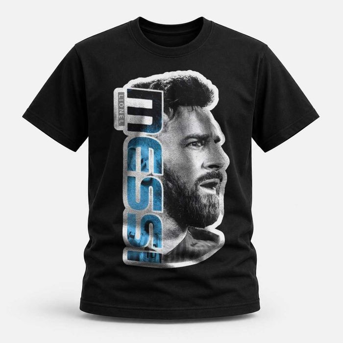 Тениска Меси Messi принт печат футболна фланелка размери от S-5XL