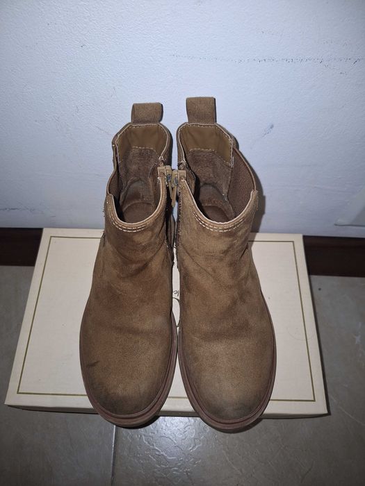 Боти за момиче велур