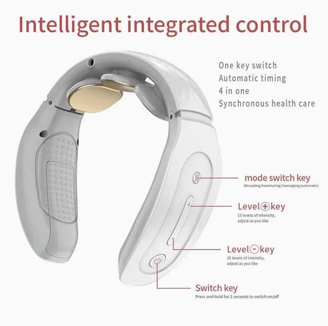 Многофункционален масажор за рамене и шия, физиотерапевтичен