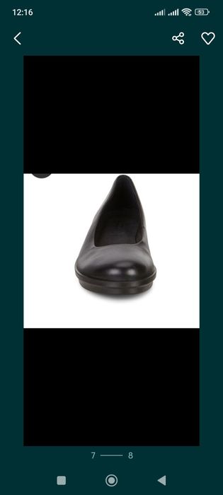 Туфли 40 р Ecco Дания