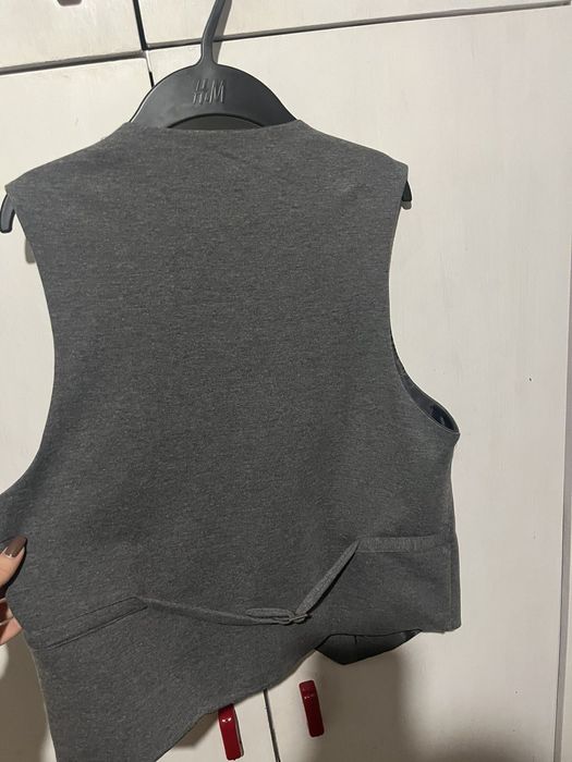 Сако и елек в сив цвят