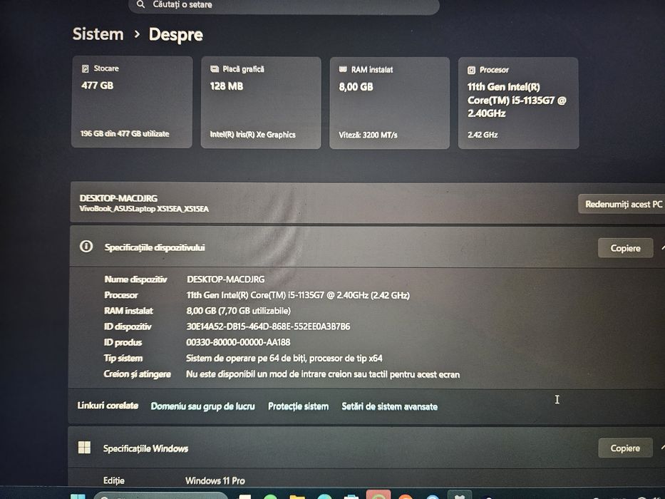 Laptop ASUS VivoBook X515EA