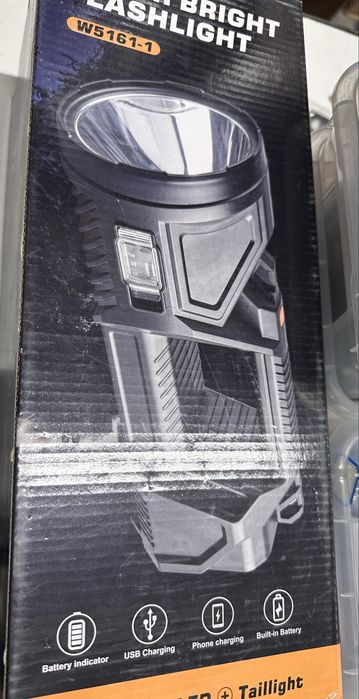 Lanternă LED reîncărcabilă W5161-1 cu USB / Powerbank