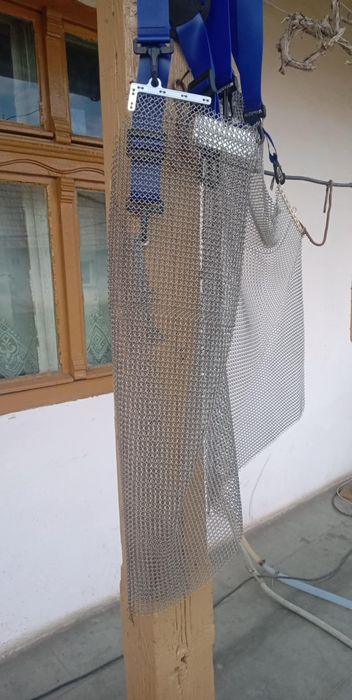 Sort de protectie din metal pentru macelarie NIROX, 75x45