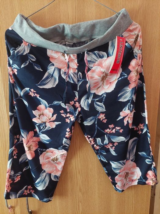Pantaloni damă 3 sferturi bumbac frumoși