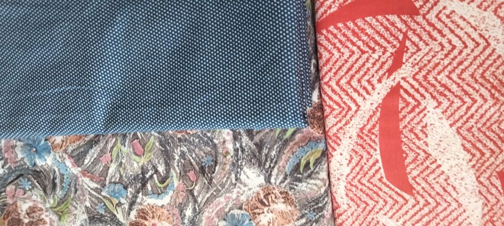 Отрезы тканей советского времени