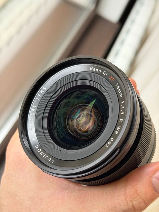 Обектив Fujifilm Fujinon XF 16mm f/1.4 R WR