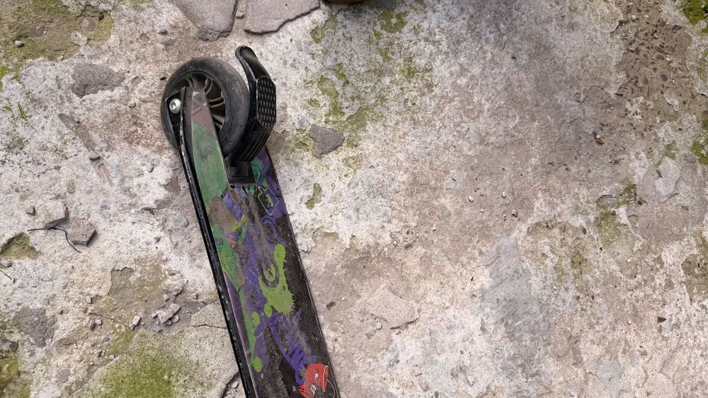 Trotineta copii roti silicon