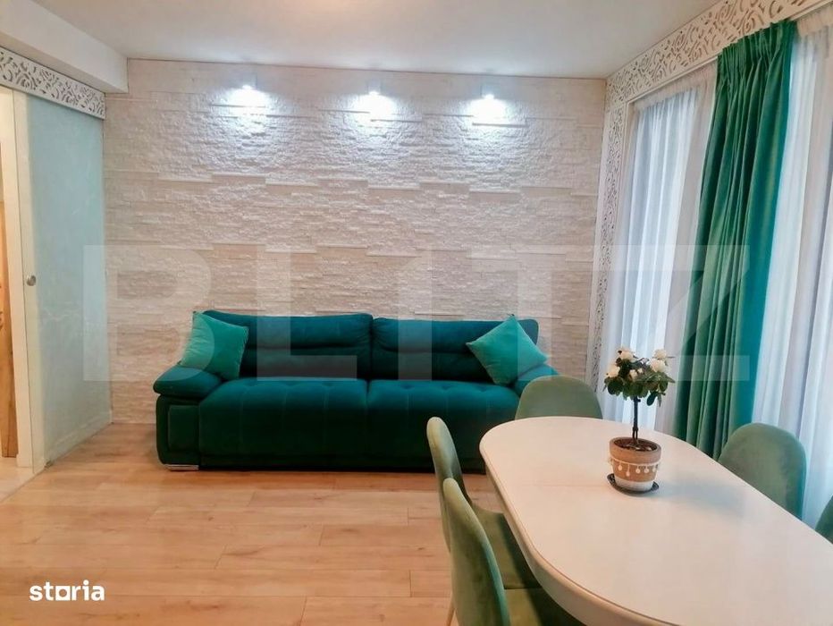 Apartament 3 camere, 64 mp, terasa+curte privata, zona Tractorul