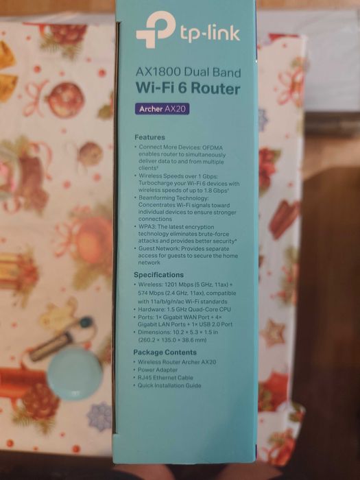 рутер TP-LINK ARCHER AX1800