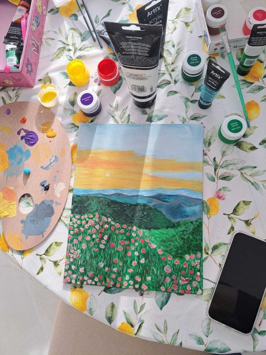 Meditatii pictura si desen pentru prescolari si elevi