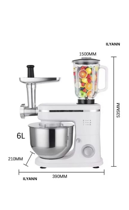 Кухонный комбайн 3 в 1: мясорубка/блендер